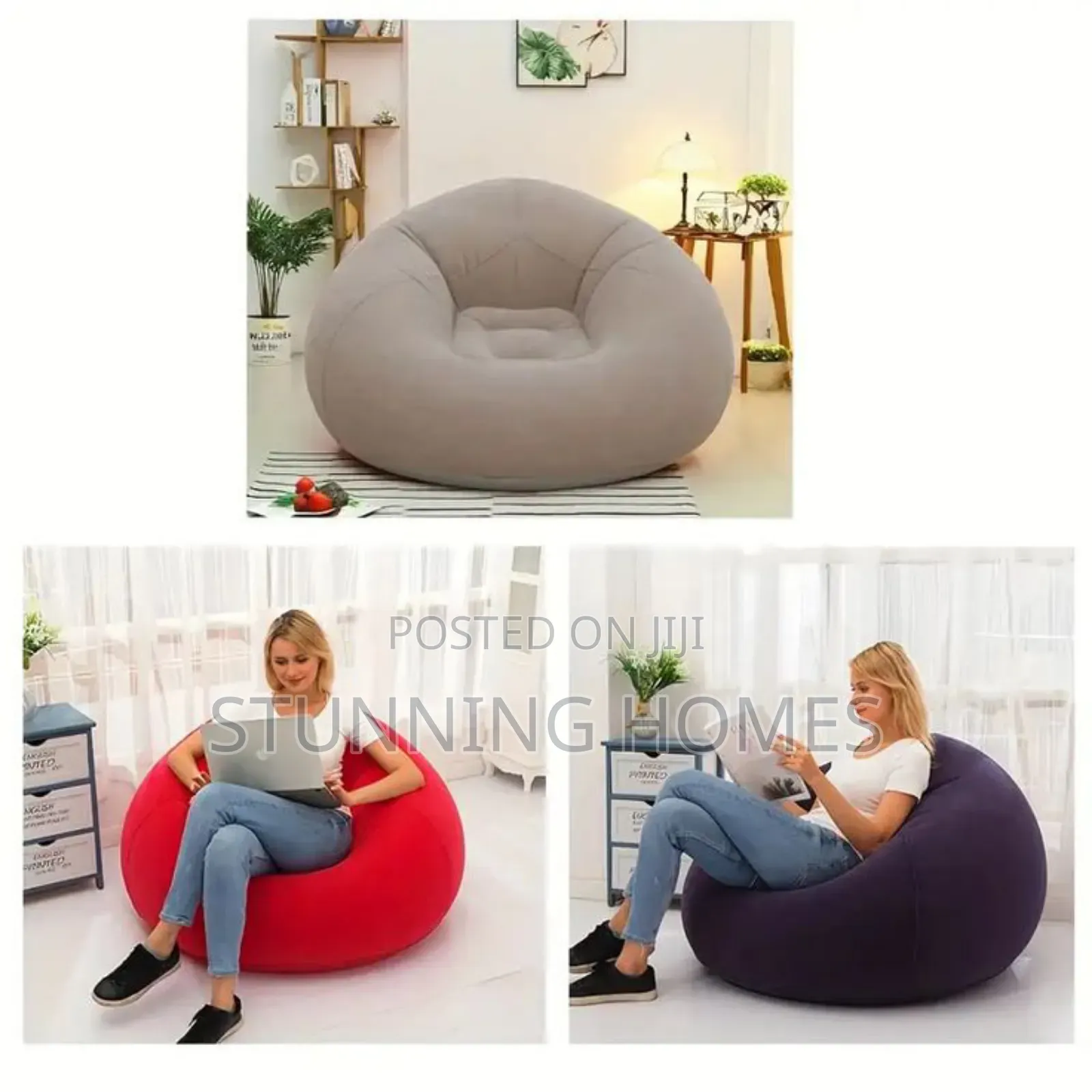 Lazy Inflatable Bean Bag