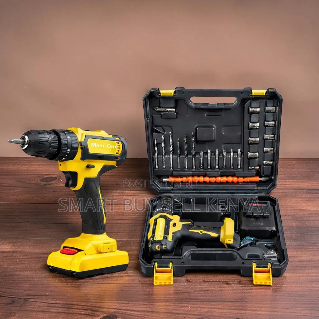 Diy Household High Cordless Drill With Drilling and Impact Functions