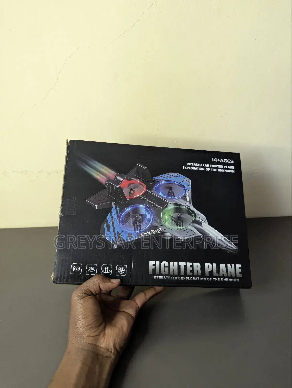 Remote Control Plane Fighter Jet Kids Toy 2.4ghz Quadcopter Drone