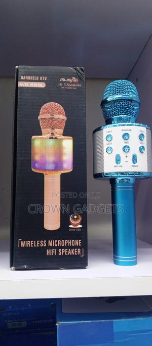 Handheld Ws-858l Bluetooth Microphone for Karaoke Recording - thumbnail 2