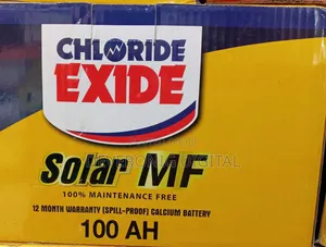 *Chloride 100ah Solar Battery