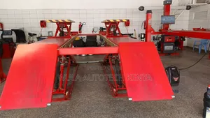 On Ground Big Scissor Carlift Machine Sunshine Wula