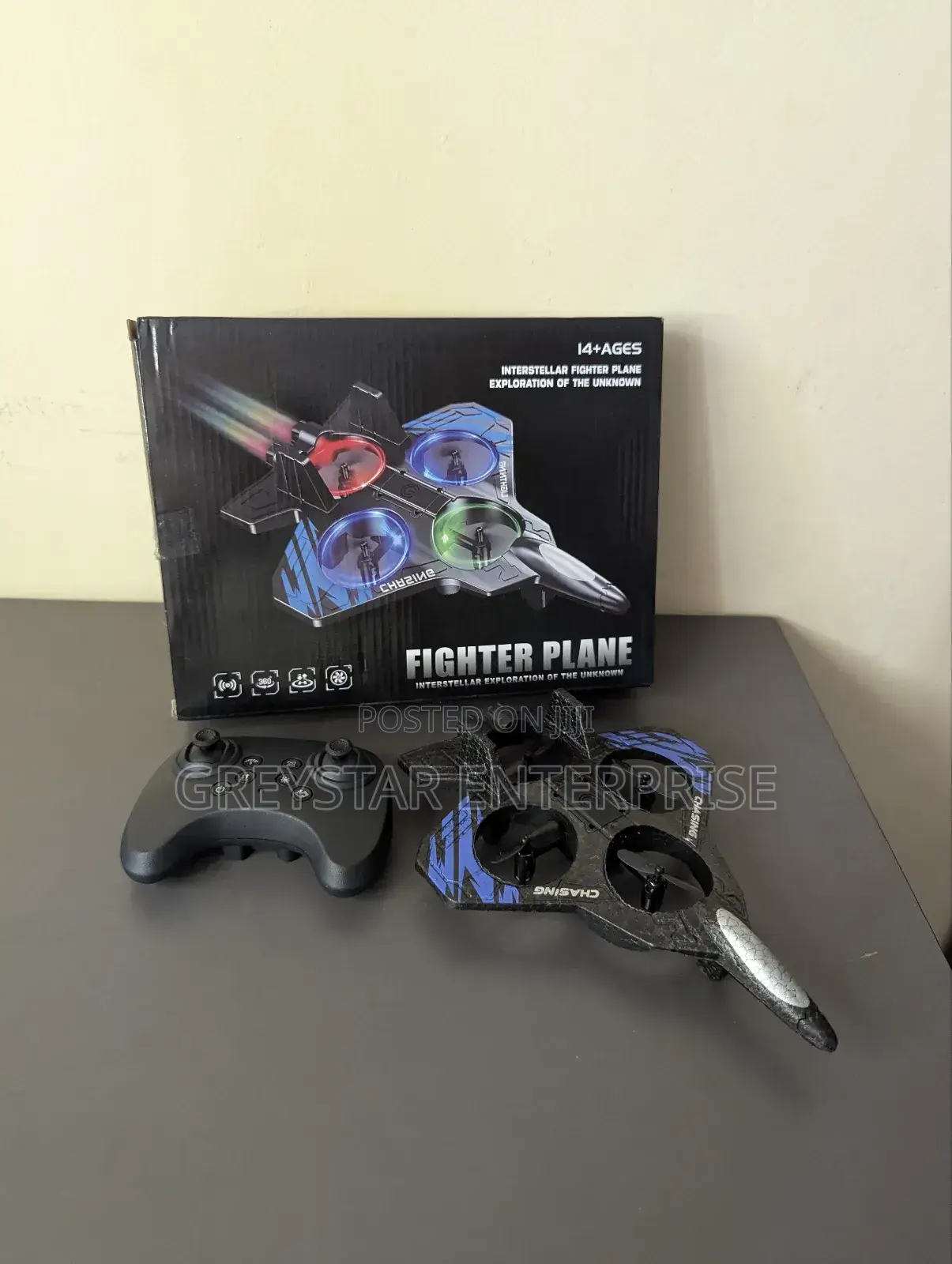 Children's Remote Control Fighter Jet Kids Toys Drone Rechargeable