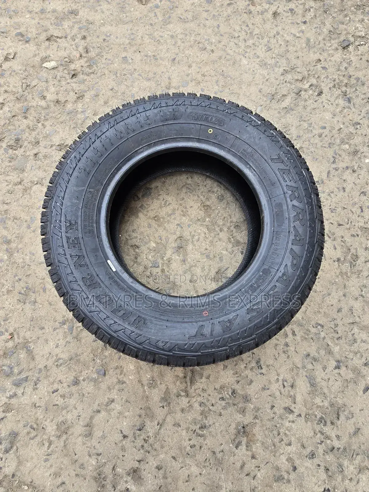 225 /70 R15 Journey Tyres (All Terrein) Commercial.