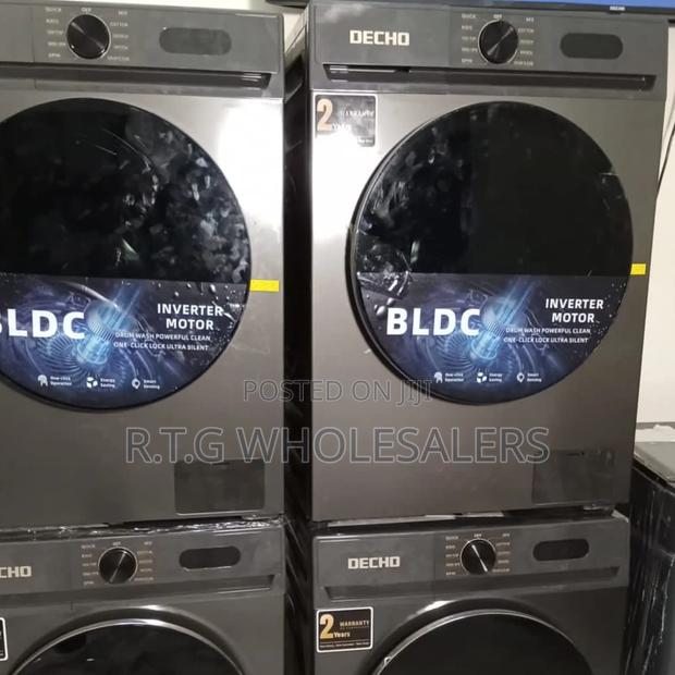Decho 8 Kg Front‐Load Washer With Multiple Wash Programs