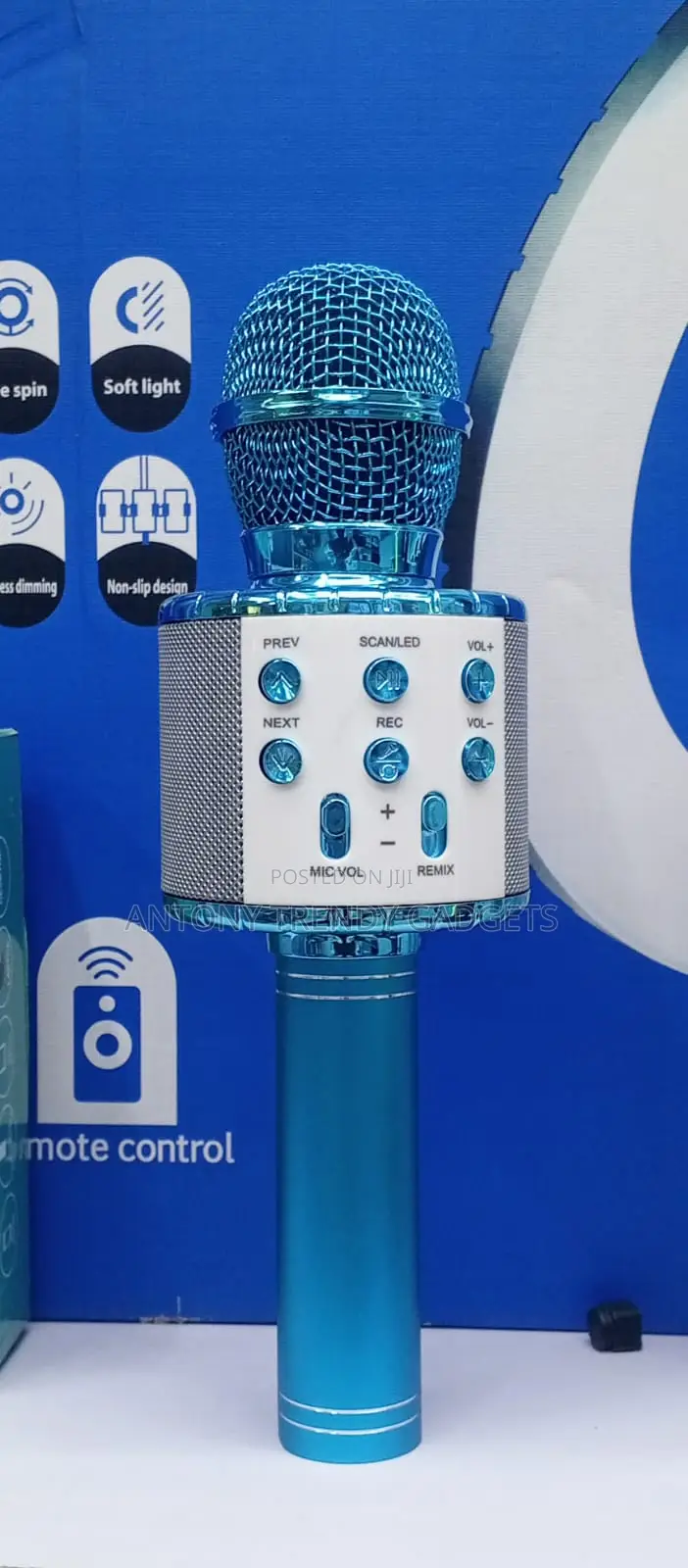 Ws-858l Hifi Wireless Microphone With Tf/Usb And Echo Effects