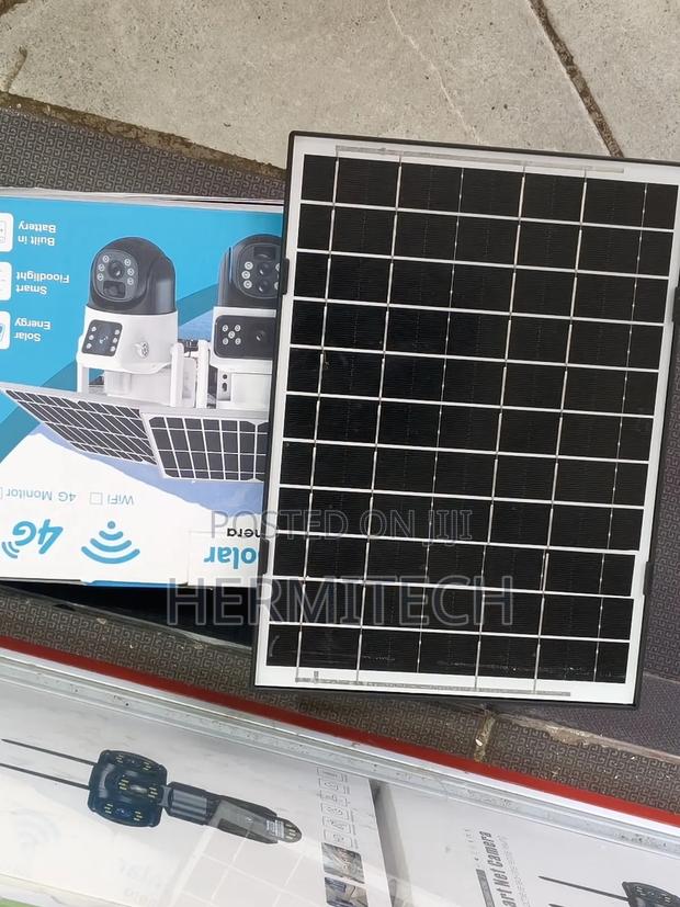 Solar Powered V380 Pro Camera Dual Lens 4g Camera