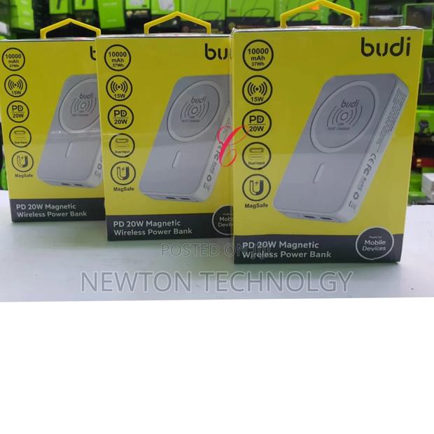 Budi Pb081w Pd *20w 10,000mah Magnetic Wireless Power Bank