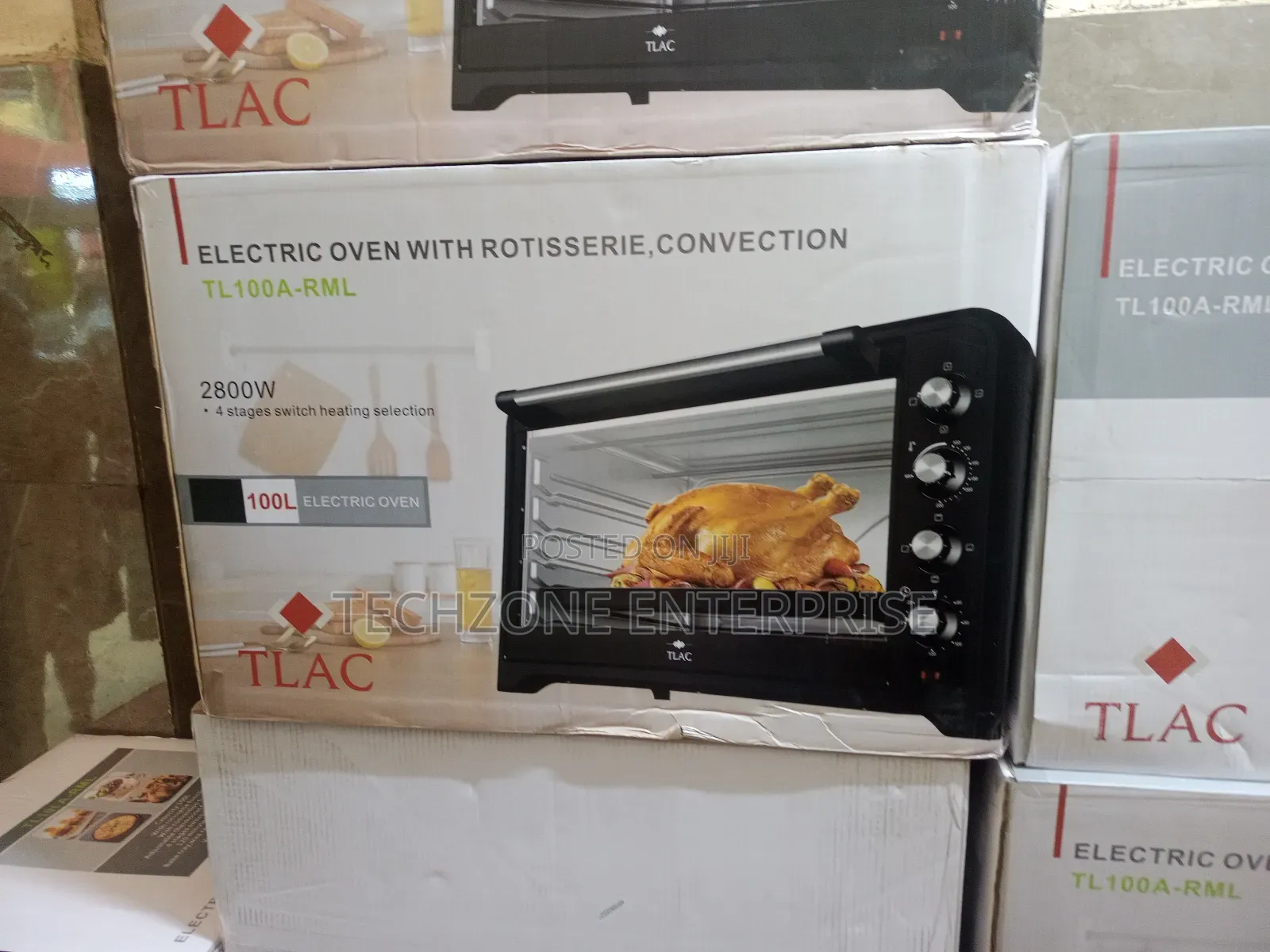 Tlac 100l Electric Oven With 2800 Watts 