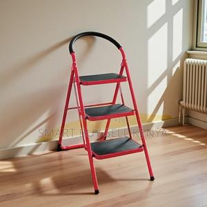 Lightweight Construction 3 Step Foldable Ladder Stepladder - thumbnail 2