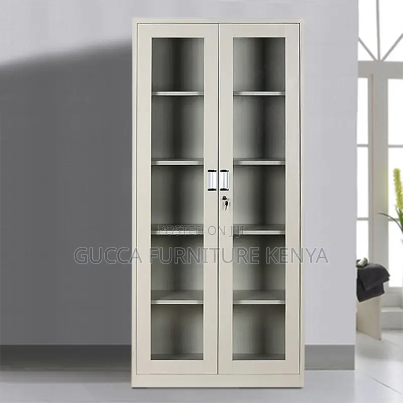 2-glass Door Office Steel Filling Cabinet