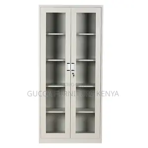 2-glass Door Office Steel Filling Cabinet