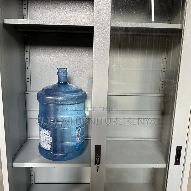 2-glass Door Office Steel Filling Cabinet