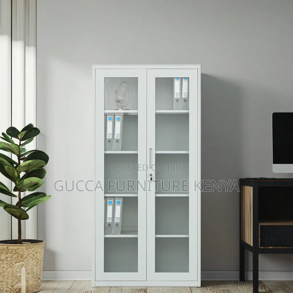 2-glass Door Office Steel Filling Cabinet