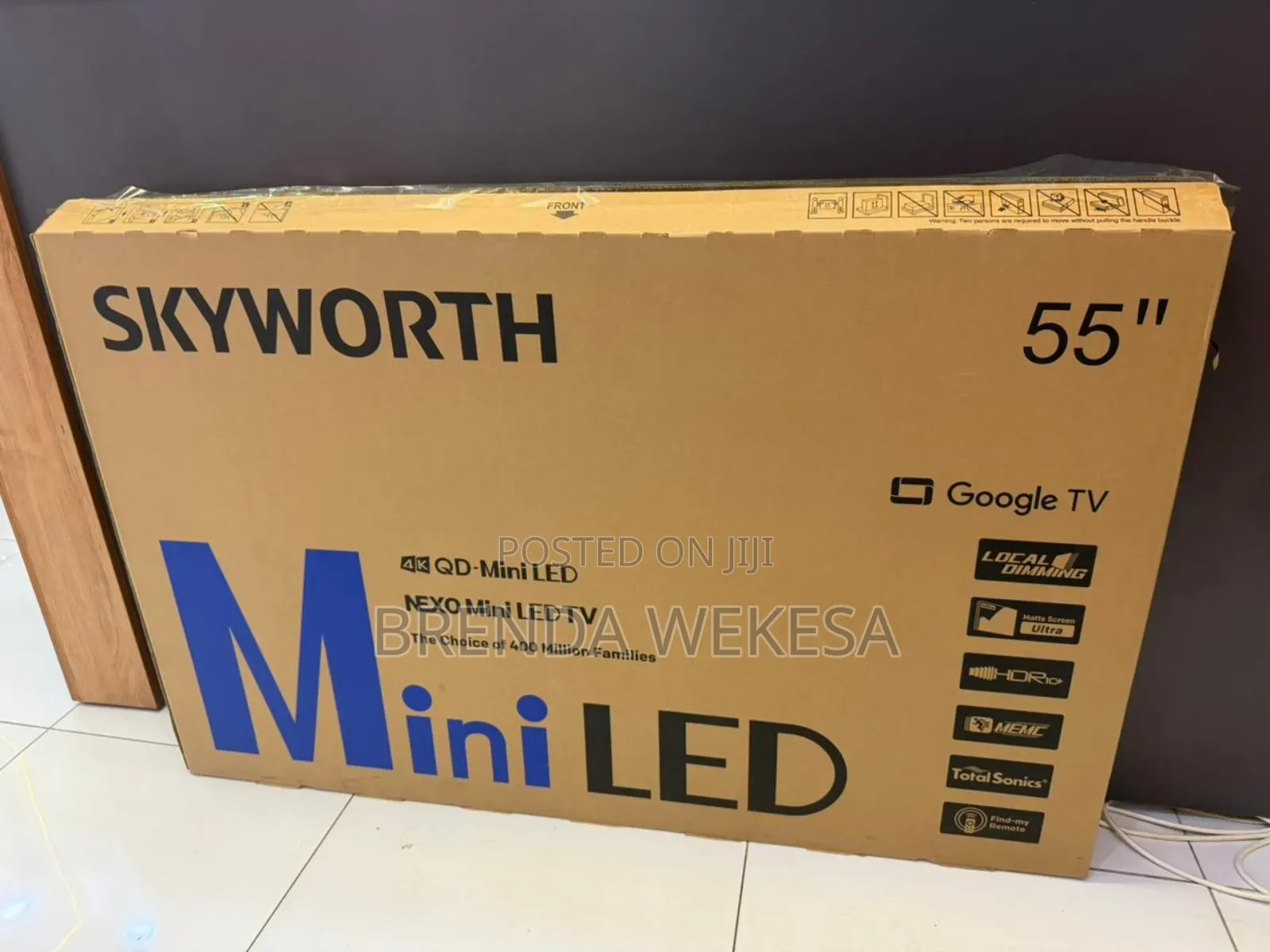 Skyworth 55 Inch Qd-Miniled Google Smart TV 55x6600h – Ultra Hd,