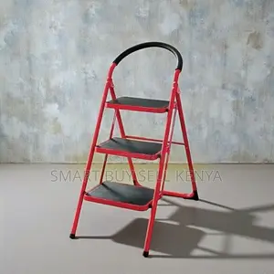 3 Step Foldable Ladder Stepladder With Comfortable Step Depth