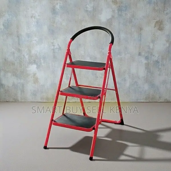 3 Step Foldable Ladder Stepladder With Comfortable Step Depth