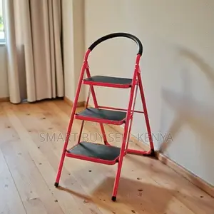 Non-Skid Leg Caps 3 Step Foldable Non-Slip Ladder Stepladder