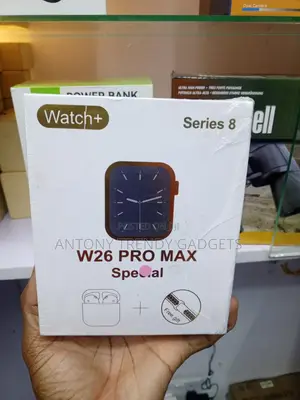 W26 Pro Max Series 8 Smartwatch Combo With Fitness & Health Tracking