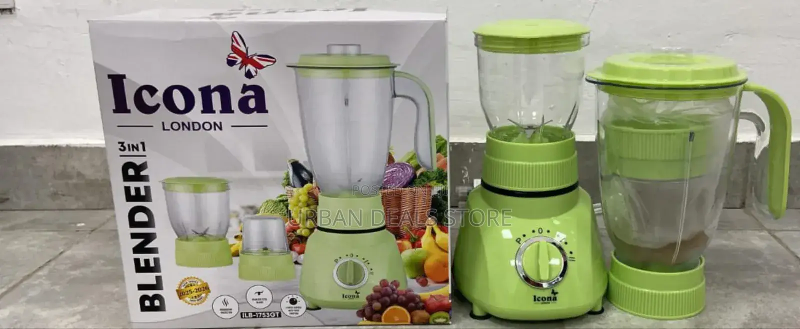 3 in 1 Blender Icona Electric Blender