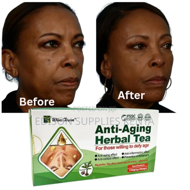 Anti-Aging Herbal Tea - Skin, Body Brain - Caffeine Free