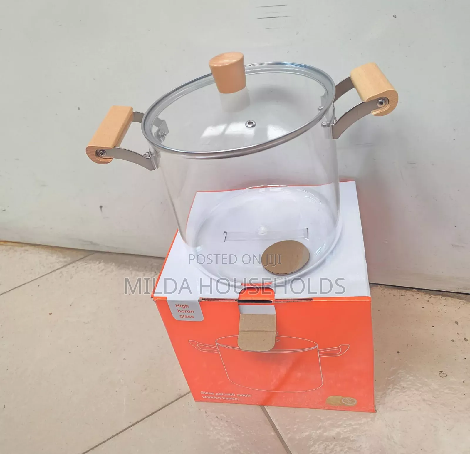 5.5 High Borosilicate Glass Pot