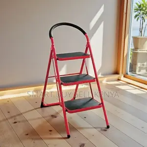 Easy to Carry Portable 3 Step Foldable Non-Slip Ladder Stepladder