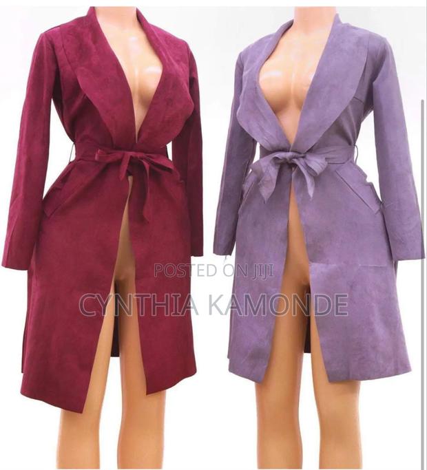 Velvet Trench Coat - thumbnail 3