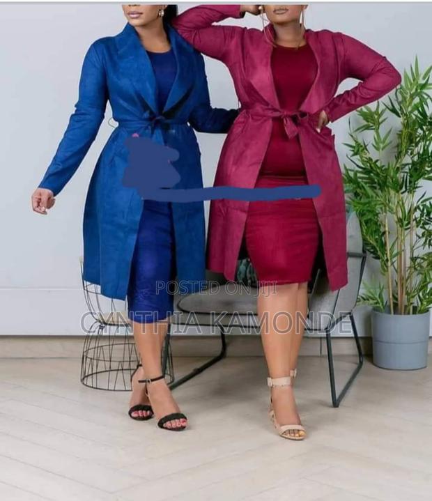 Velvet Trench Coat - thumbnail 4