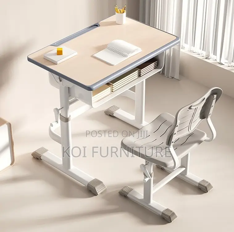 Kids Combo : Adjustable Kids Study Desk and Chair Set