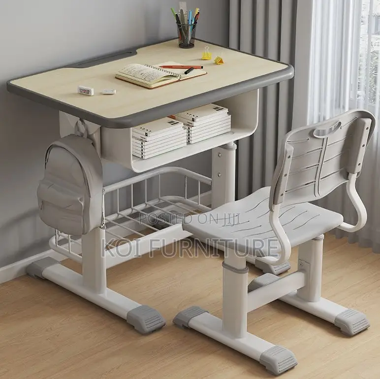 Kids Combo : Adjustable Kids Study Desk and Chair Set