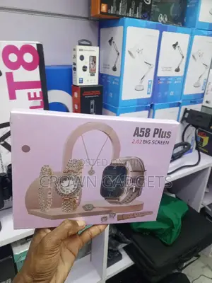 A58 Plus Smartwatch Set With Jewelry Gift Box for Women