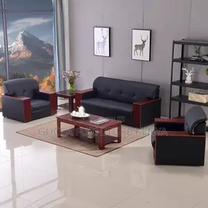 5-seater Leather Executive Reception Sofa