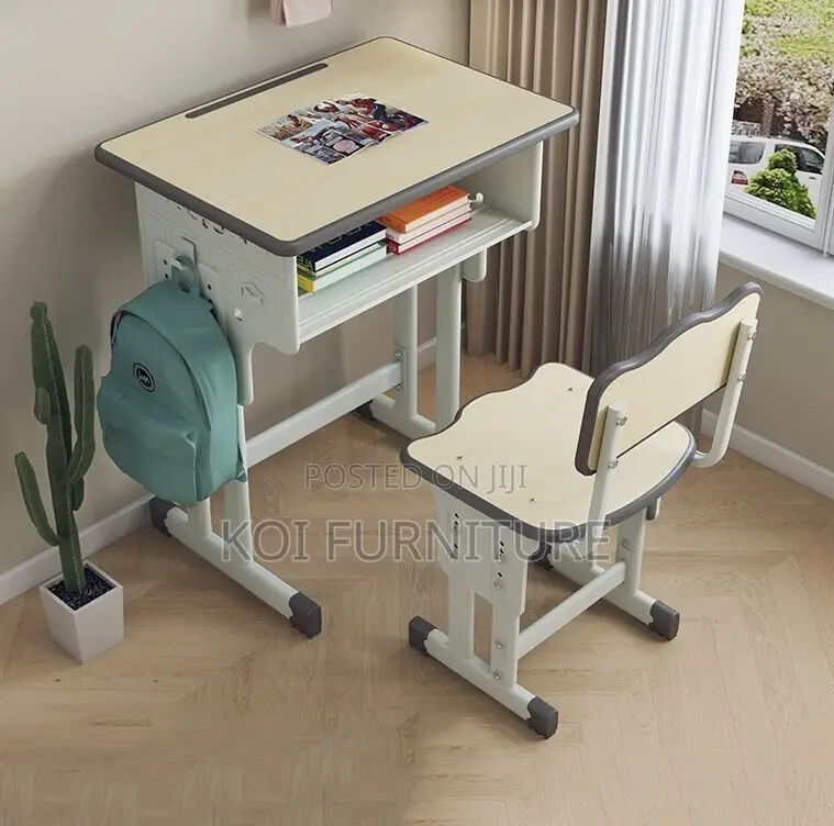 Kids Combo : Adjustable Kids Study Desk and Chair Set