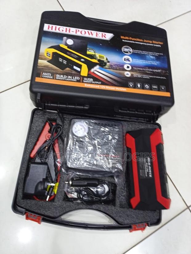 Multi-Purpose 12v 99800mah Car Jump Starter With Built-in Pump - main view