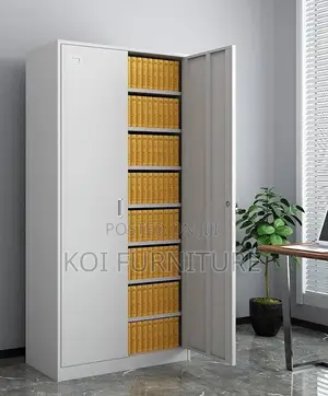 Office Cabinet : Two-Door Filing Steel Wardrobe Cabinet