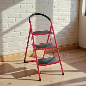 Portable 3 Step Foldable Ladder Stepladder for Indoor and Outdoor Use - thumbnail 2