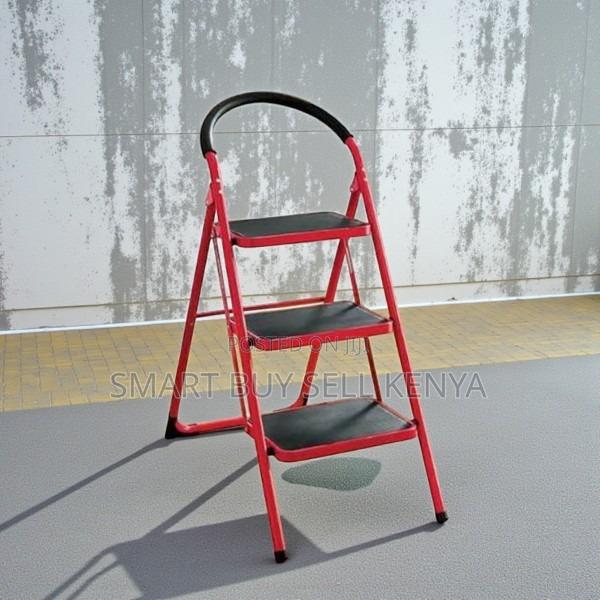 Low Maintenance Portable 3 Step Non-Slip Foldable Ladder Stepladder
