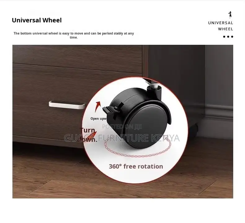 3 Drawers Mobile Filling Pedestal Cabinet