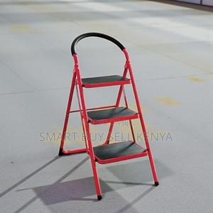 Modern and Minimal Design 3 Step Foldable Ladder Stepladder - thumbnail 2