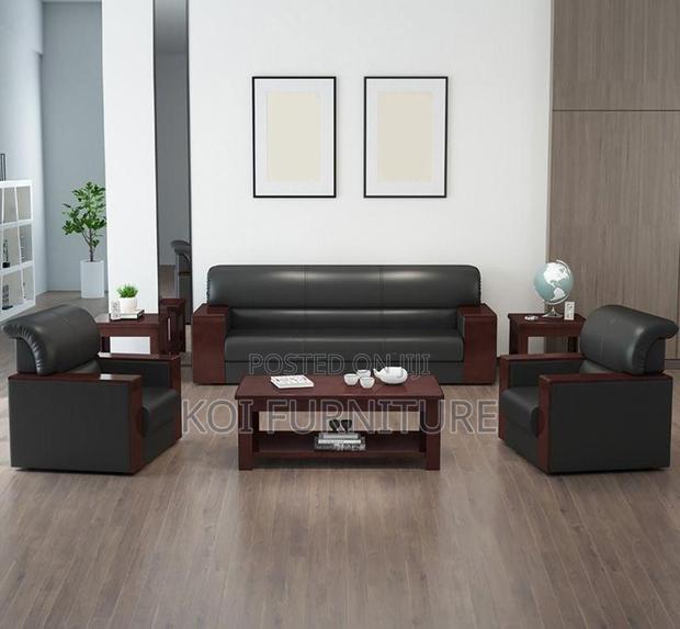 Office Sofa : 5-Seater Executive Guest Office Sofa Set