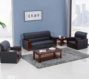 Office Sofa : 5-Seater Executive Guest Office Sofa Set
