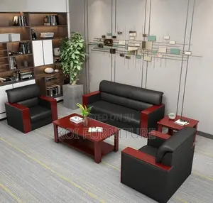 Office Sofa : 5-Seater Executive Guest Office Sofa Set