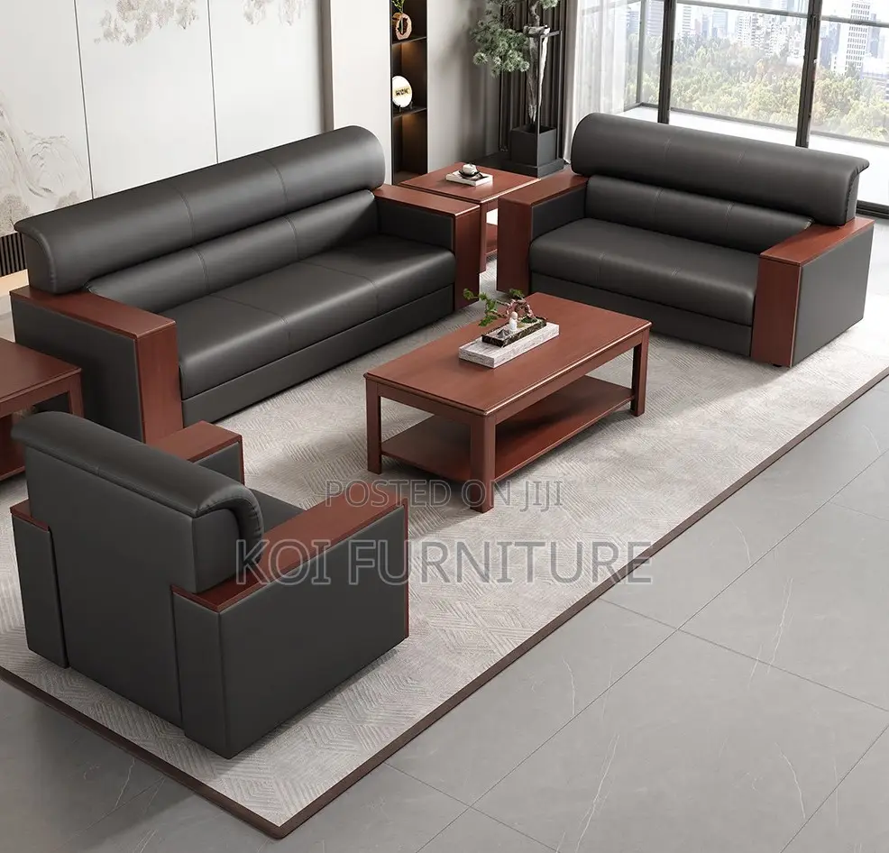 Office Sofa : 5-Seater Executive Guest Office Sofa Set