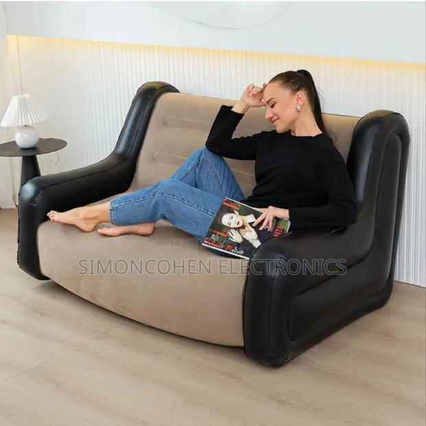 Inflatable Modern 2 Seater Sofa With Armrests & Free Pump - thumbnail 2