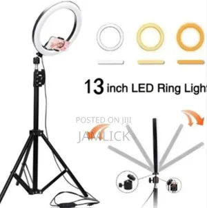 Bluetooth Led Ringlight 13-Inch + Tripod Stand - Dv