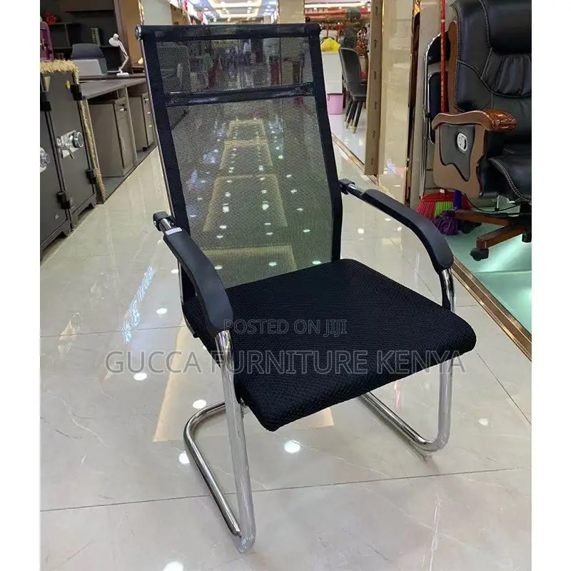 Office Mesh Mid-back Reception Guest Chair