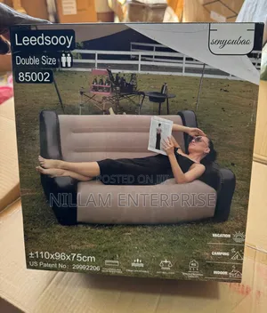 Inflatable Modern 2 Seater Sofa With Armrests