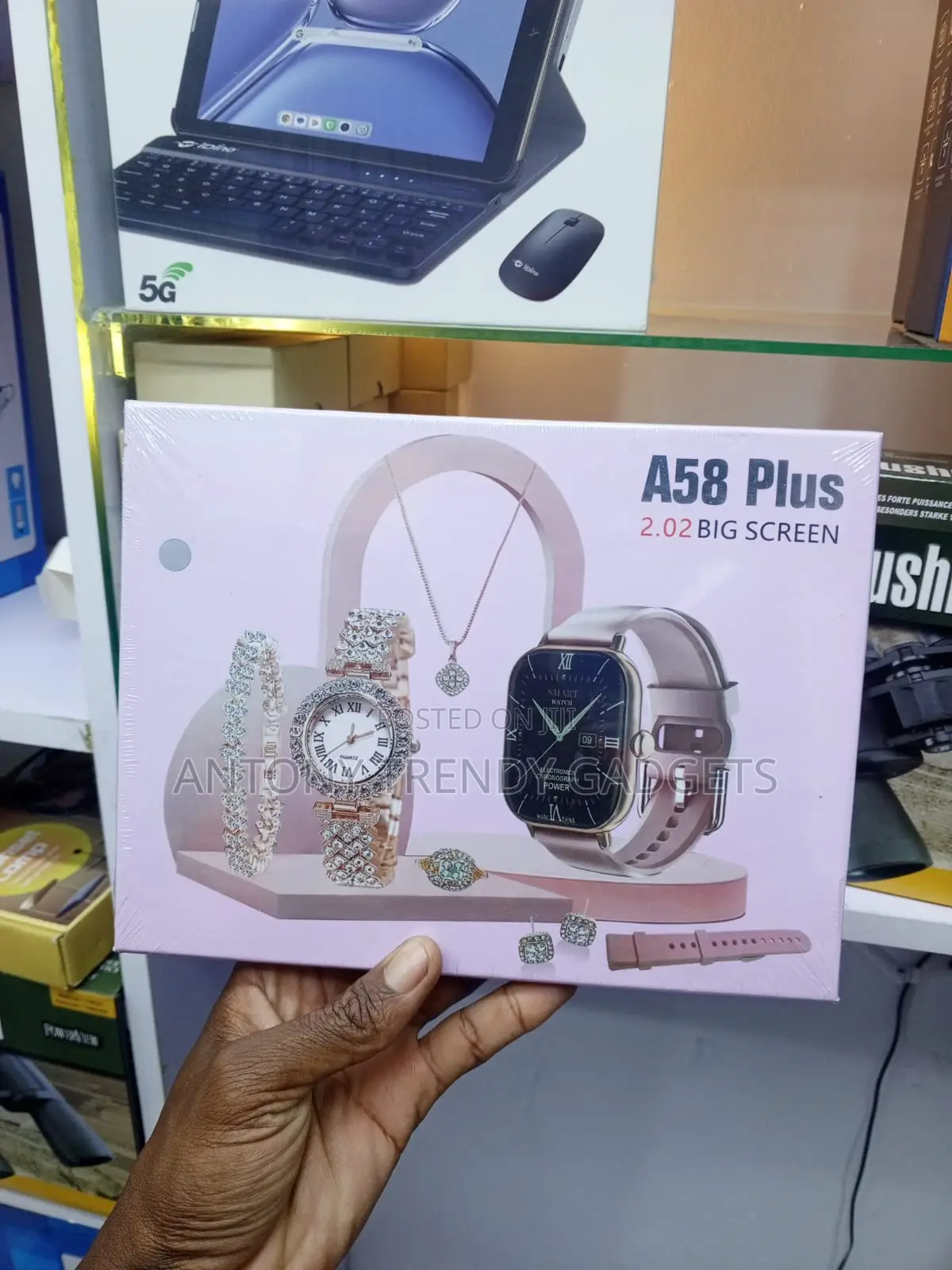 A58 Plus Smartwatch Set, A58 Plus 2.02" Smartwatch & Luxury Bracelet,