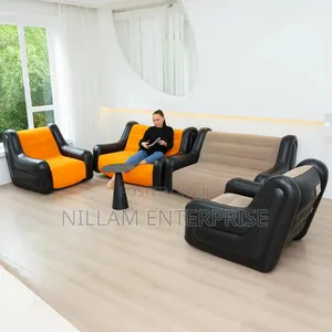 Inflatable Modern 1 Seater Sofa With Armrests